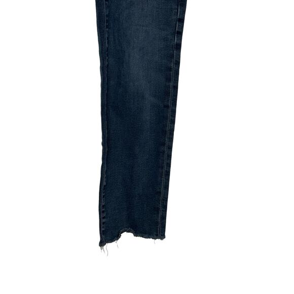 Mavi Alexa Women's‎ Jeans Stretch Mid-Rise Skinny Raw Hem Denim Black Sz. 29/30 - Picture 3 of 11